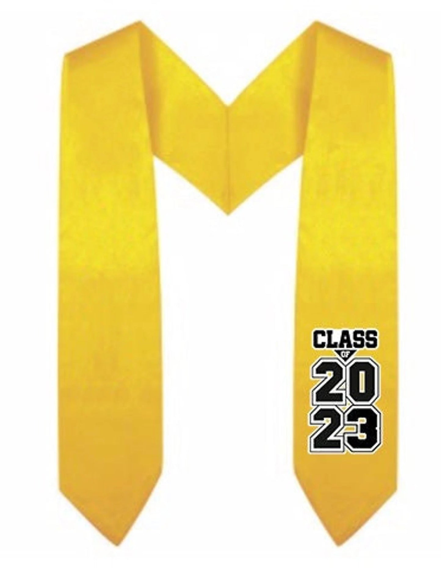 Gold Preschool & Kindergarten Class of 2023 Graduation Stole