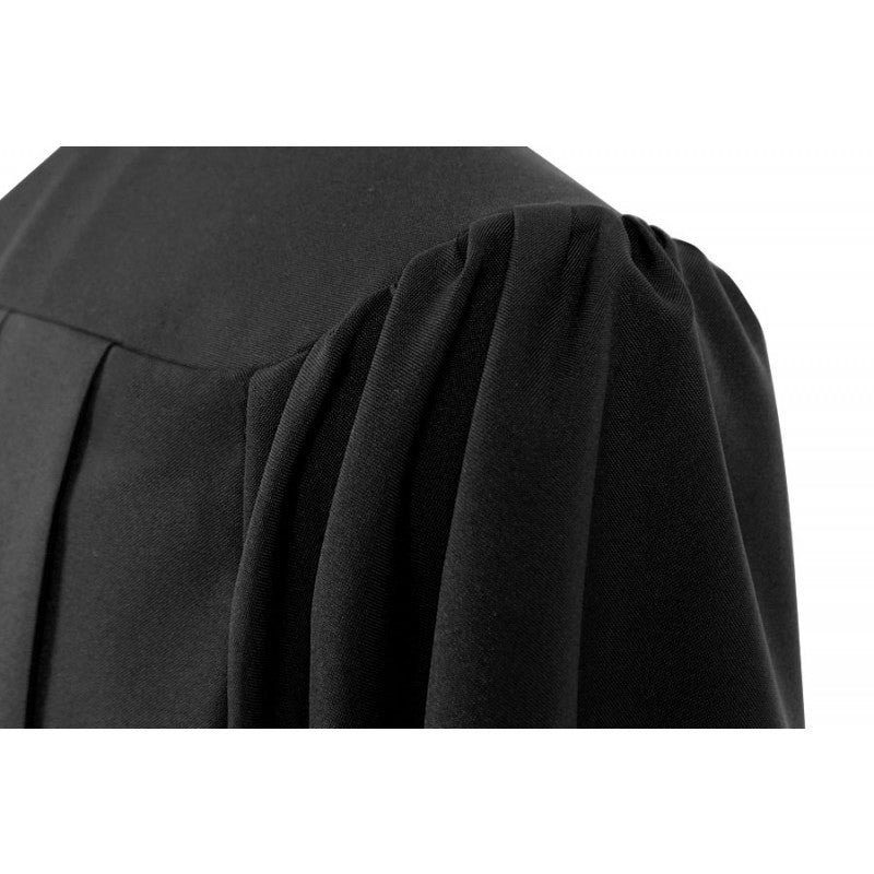 Matte Black High School Graduation Cap & Gown - Graduation Cap and Gown