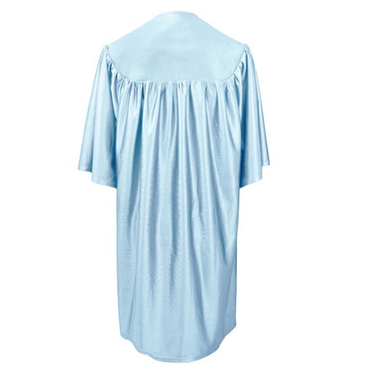 Child Light Blue Graduation Gown - Preschool & Kindergarten Gowns - Graduation Cap and Gown