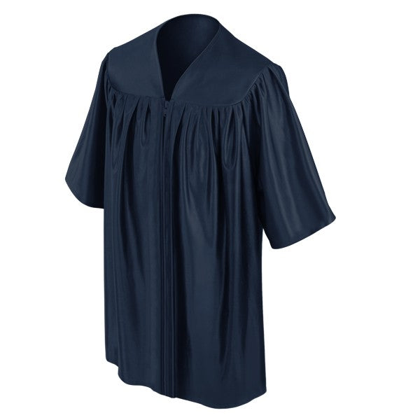Child Navy Blue Graduation Gown - Preschool & Kindergarten Gowns - Graduation Cap and Gown