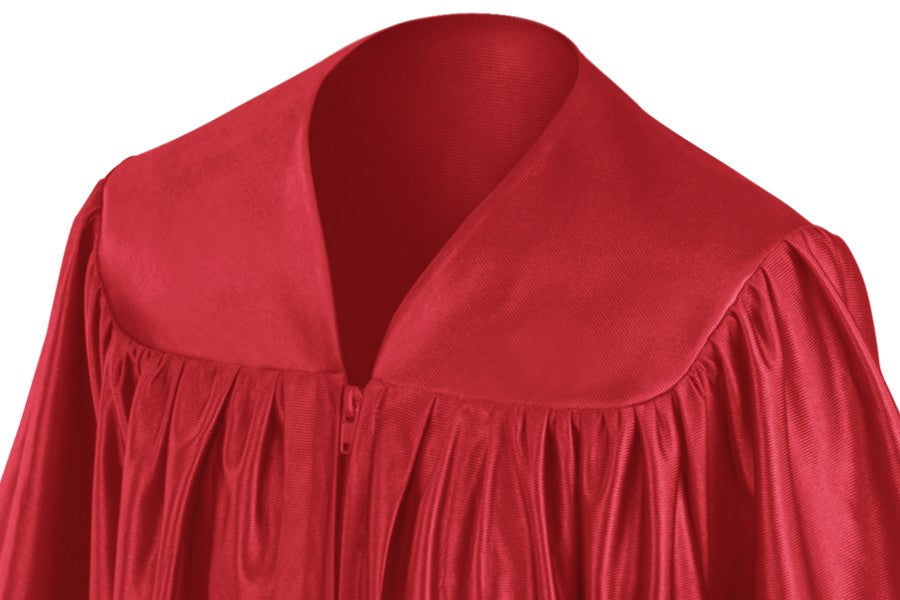 Child Red Graduation Gown - Preschool & Kindergarten Gowns - Graduation Cap and Gown