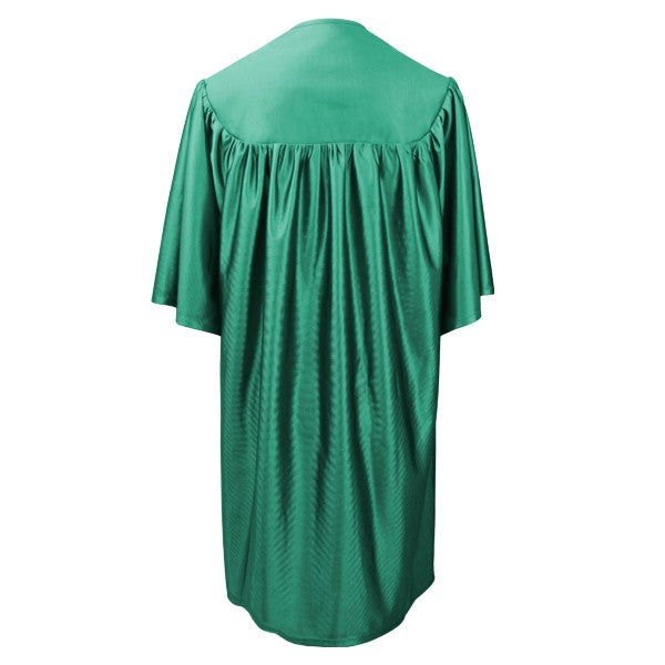 Child Shiny Emerald Green Graduation Gown - Preschool & Kindergarten Gowns Child Shiny Emerald Green Graduation Gown - Preschool & Kindergarten Gowns