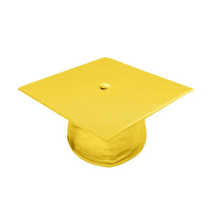 Shiny Gold High School Graduation Cap and Gown - Graduation Cap and Gown