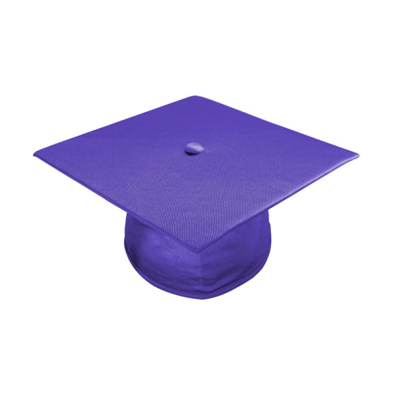 Number 3 Three with Student Cap on Isolated Background in Purple